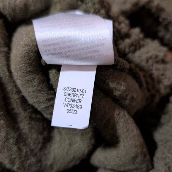 New Old Navy Sherpa fleece zip up funnel neck green size small - Picture 13 of 16